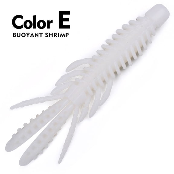 PASILI Floating Silicone Shrimp Lures Built To Last Through Many Fishing Trips
