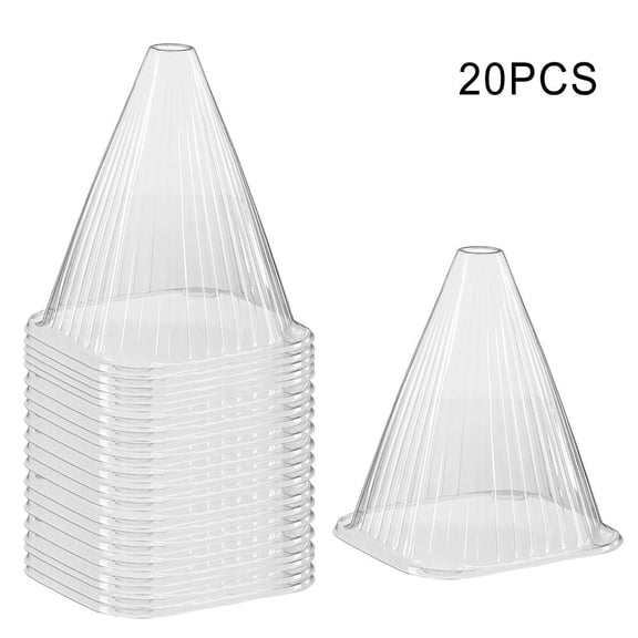 PASILI Floral Cover Plant Bells Plastic Transparent Dia 7.7 Inch Environmental Friendly Pvc Affordable Brand New Easy To Use