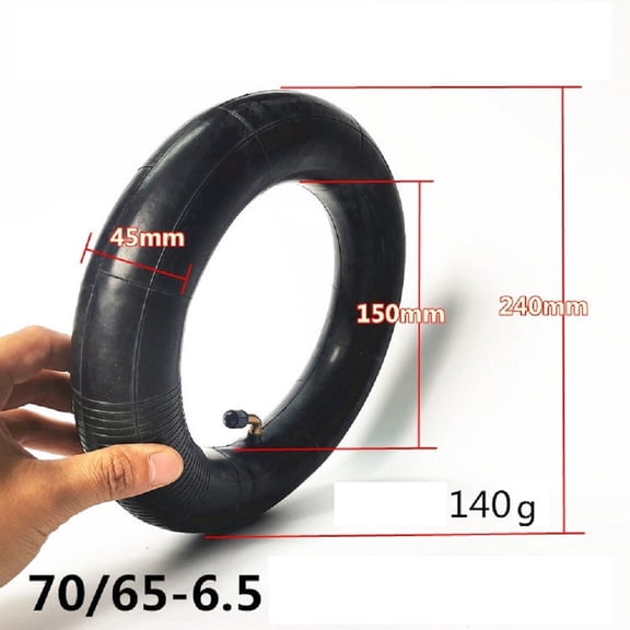 PASILI For Electric Scooter Balance Scooters Inner Tube 1Pcs 70/65-6.5 10X2.70-6.5 Black Replacement Brand New Durable