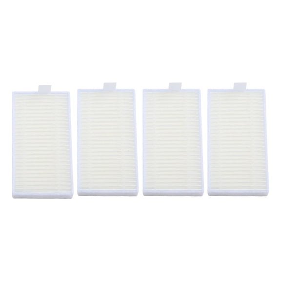 PASILI For ILIFE A30s Robot Vacuum Replacement HEPA Filter 4 Pack White 75x58x8.8mm