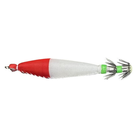 PASILI Glow Squid Jig Lure - Assorted Colors (3.5#/4.0#) For Night Fishing