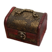PASILI Handcrafted Vintage Style Wooden Storage Box Perfect for Organizing Treasures C