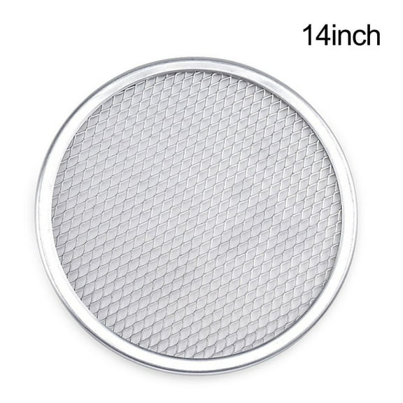 PASILI High Quality Aluminum Pizza Pan With Rolled Edge And Ventilation Design