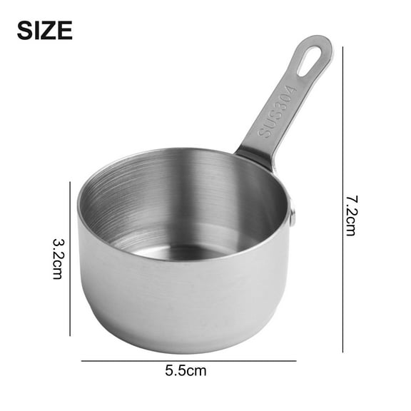 PASILI High Quality Cooking Home Kitchen Mini Sauce Pan 100Ml Sauce Pan Long Handle