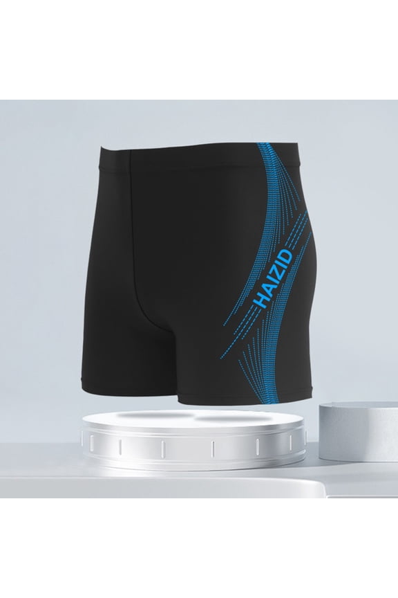 Men\\\S Swimming Trunks Beach Shorts Swim Boxer Trunks With Drawstring Lined