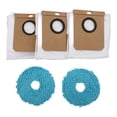 thumbnail image 1 of PASILI Microfiber+Non-woven Fabrics Mop Cloth Dust Bag Kit For Conga 9990 AI Spin For Revolution Ultra Vacuum Cleaner Part Accessories, 1 of 2
