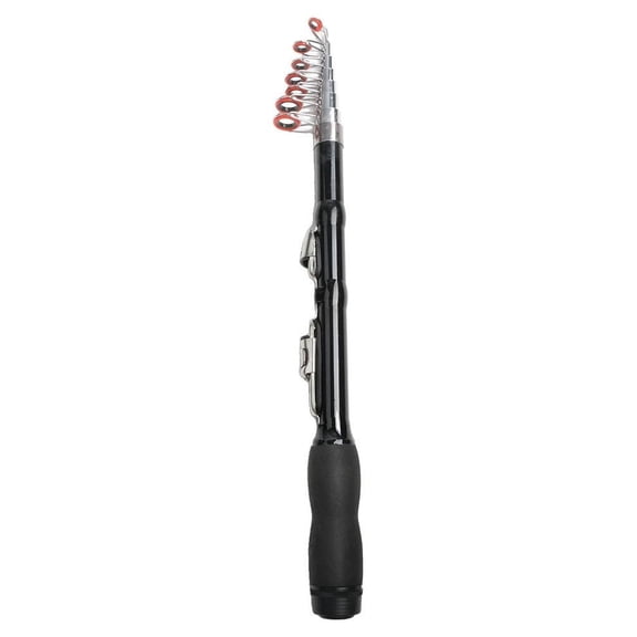 PASILI Rod Fishing Rod 33 Cm Black Carbon Ceramic Guide Ring Eva Grip Fishing Rod Functional Mini Professional Sea Rod