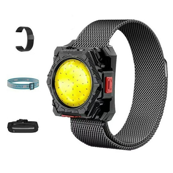 PASILI Running Light Rechargeable Wrist Flashlight Night Running Waist Light Headlamp