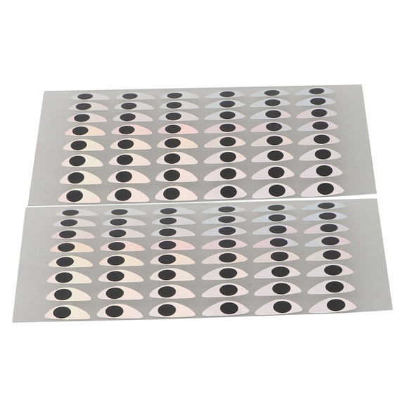 PASILI Silver 20Mm 2D Flat Fishing Lure With Eye Jigs Sticker Realistic 2D Flat Eyes For High Quality Lure Making Results