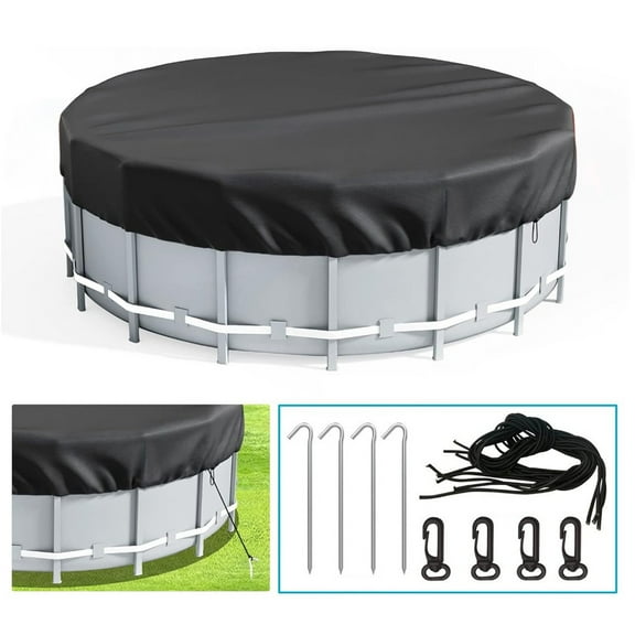 PASILI Sleek Design Black Round Pool Cover With Excellent Heat Retention Features
