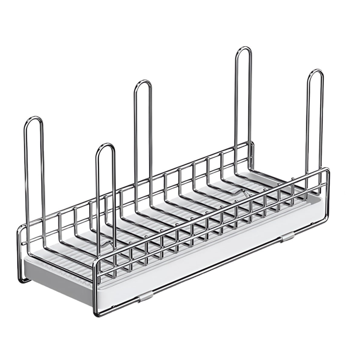 PASILI Stainless Steel Utensil Drying Rack Cup Holder For Kitchen Sink Counterorganizer