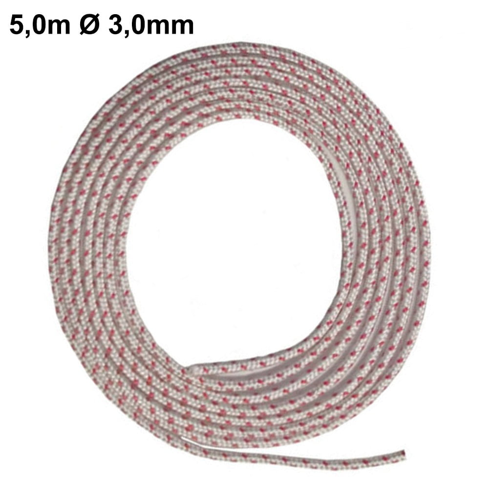 PASILI Starter rope Start rope Pull rope Lawn mower 5,0m Ø 3,0mm