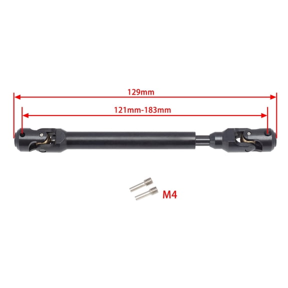 PASILI Steel Heavy-Duty Drive Shaft For Trx4 90046 For Wraith For Rc 1/10 Car Crawler