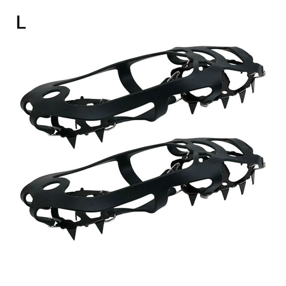 PASILI Step Confidently In Winter Non Slip 18 Teeth Ice Cleats Designed For Safe Outdoor Walking And Climbing Experiences