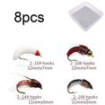 thumbnail image 1 of PASILI Trout & Bass Fly Fishing Kit: 8 Premium Drywet Flies With Box For All Anglers!, 1 of 3