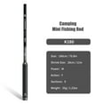 thumbnail image 1 of PASILI Ultralight Carbon Mini Fishing Rod - 28Cm Compact For Camping Fishing, 1 of 9