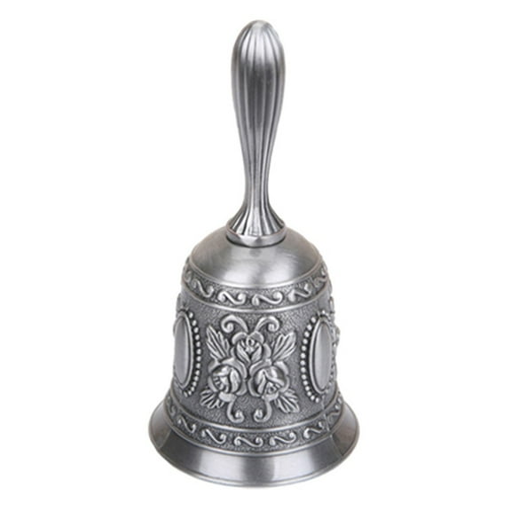 PASILI Vintage Metal Hand Bell: Elegant Service Bell For Weddings & Home Decoration!