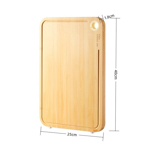 PASILI Wooden Chopping Cutting Boards Non-Slip With Groove For Fruits Vegetables Meats