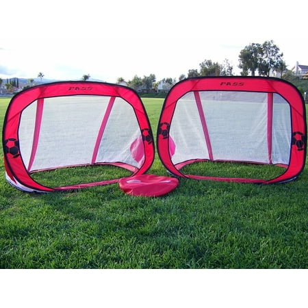 PASS 4' x 3' Pop-Up Soccer Goal (Set of 2)