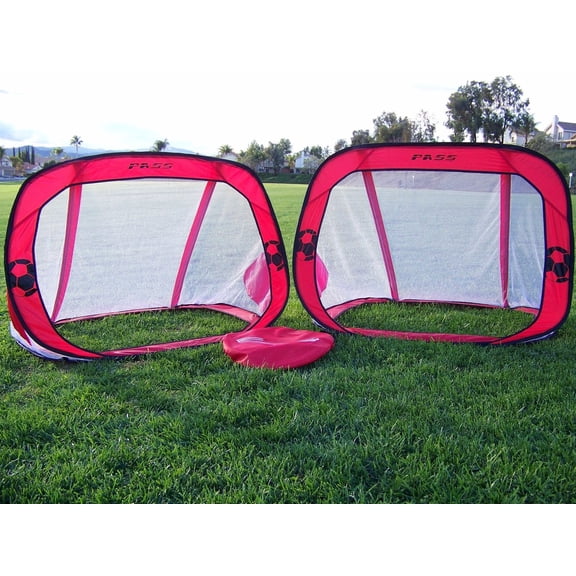 PASS 4' x 3' Pop-Up Soccer Goal (Set of 2)