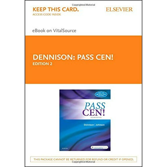 Pre-Owned PASS CEN! [Paperback] Dennison DNP CNE NEA-BC NPD-BC, Robin Donohoe and Johnson DNP APRN FNP-BC CCRN CEN CFRN, Jill Suzette