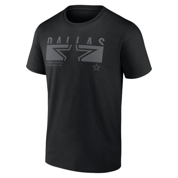 NFL Dallas Cowboys Men's T-Shirt Black Tonal – All 32 Teams Available