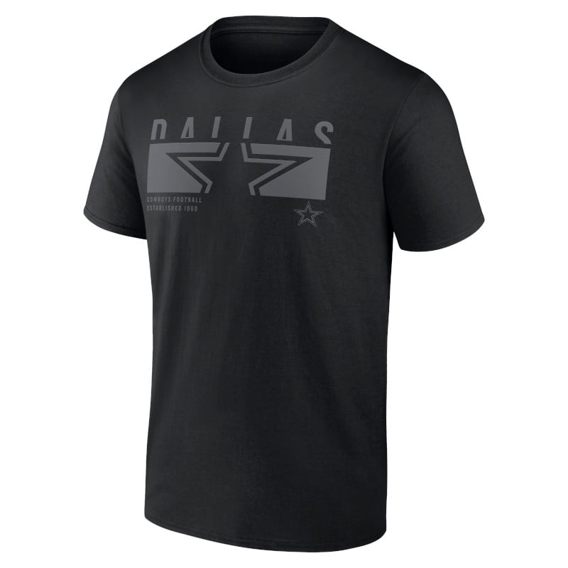 NFL Dallas Cowboys Men's T-Shirt Black Tonal – All 32 Teams Available