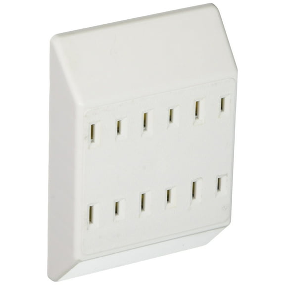 PASS & SEYMOUR 1746WCCC4 15A White Polar 6 Out Tap