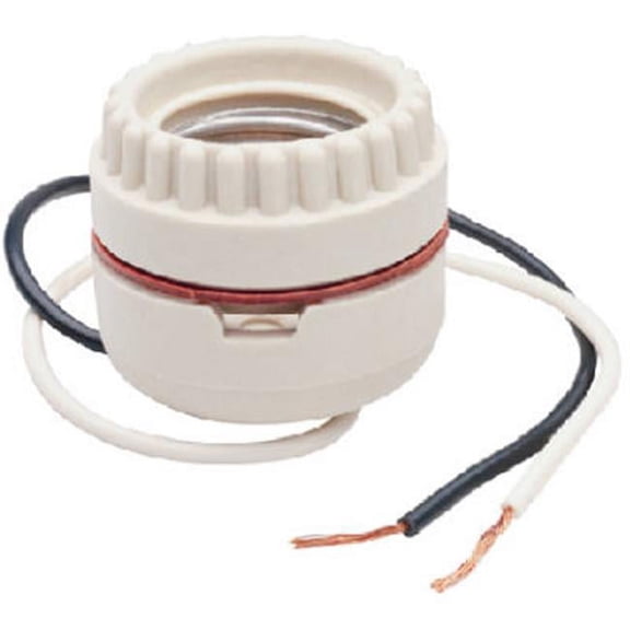 PASS & SEYMOUR Incandescent Keyless Porcelain Lampholder 8101CC10