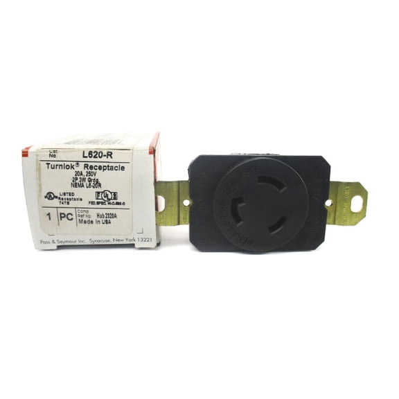 PASS & SEYMOUR L620-R 250V 20A NSMP