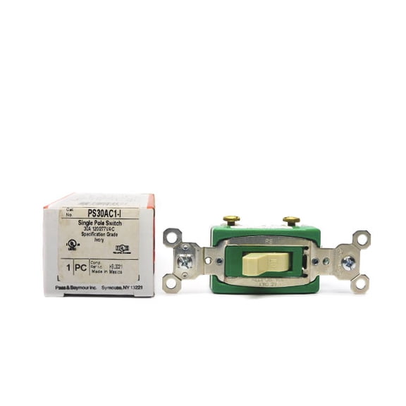 PASS&SEYMOUR LEGRAND PS30AC1-I 277VAC 30A NSMP