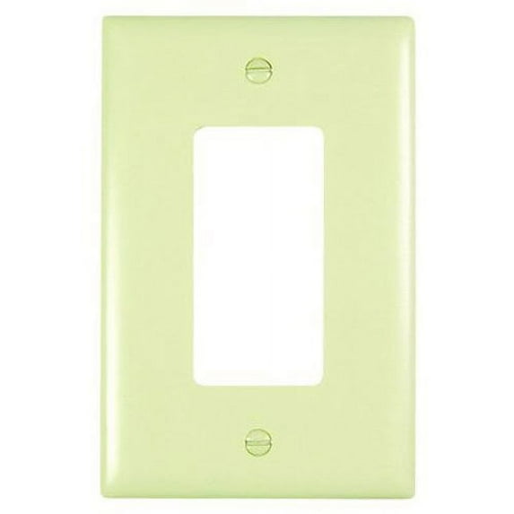 PASS & SEYMOUR TPJ26I Ivory 1G Deco Jumbo Plate