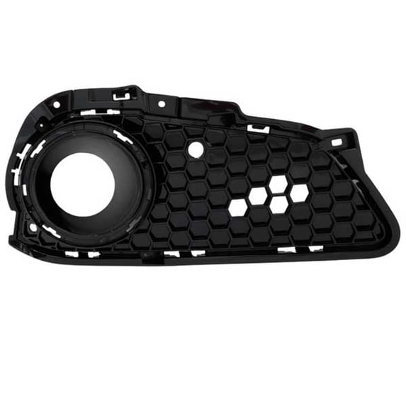 PASSENGER SIDE FOG LIGHT BEZEL; FOR USE WITH A-SPEC; PAINTED BLACK