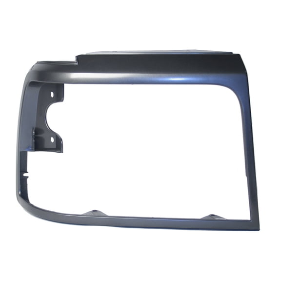 PASSENGER SIDE HEADLIGHT BEZEL; CHROME; MADE OF PLASTIC