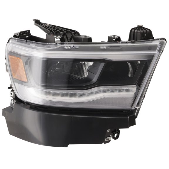 PASSENGER SIDE LED HEADLIGHT ASSEMBLY; WITHOUT ADAPTIVE; WITH BLACK
