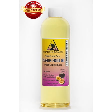 Passion Fruit/Maracuja Oil Refined Organic Cold Pressed 100% Pure 24 oz