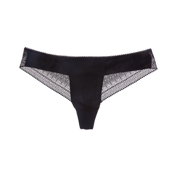 PASSIONATA womens  Leila Thong, xs, Black