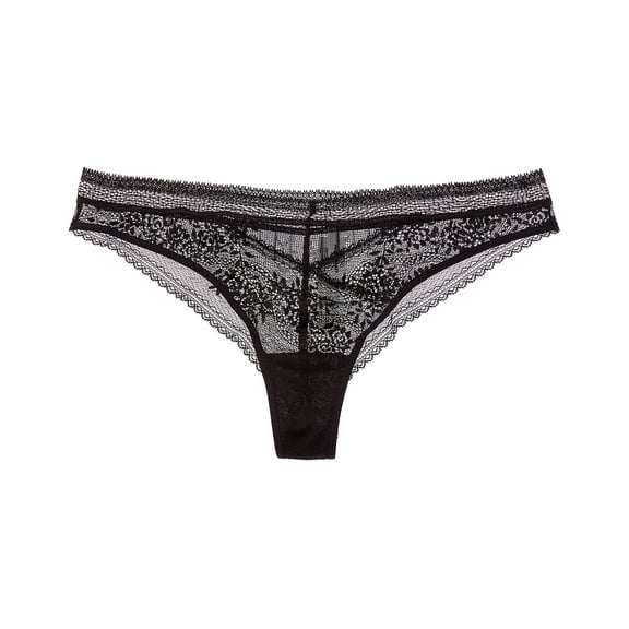 PASSIONATA womens Maddie Lace Tanga, m, Black