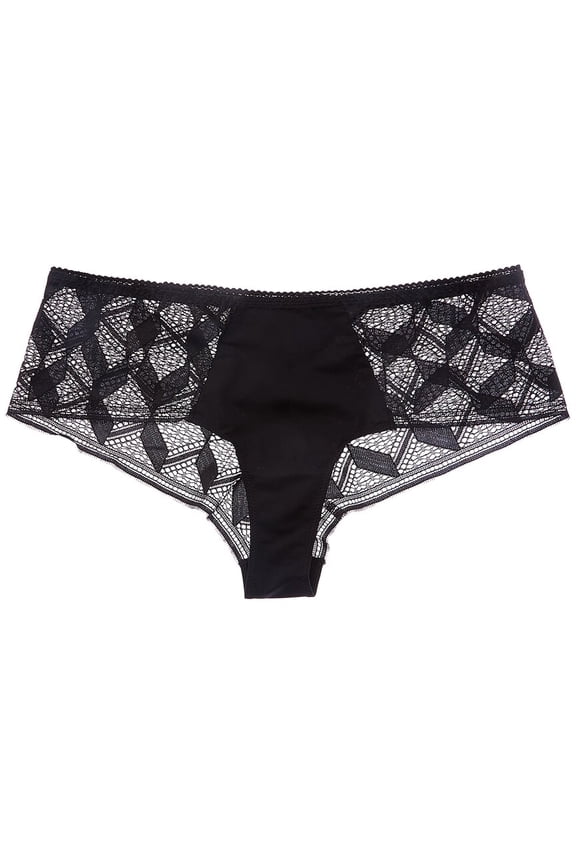 womens Scarlett Lace Shorty, m, Black