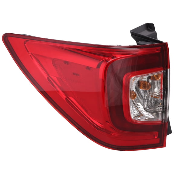 CAPA for 2019-2021 Passport Rear Left Tail Lights Red & Clear Plastic C