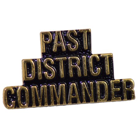 PAST DISTRICT COMMANDER HAT PIN