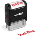thumbnail image 1 of ExcelMark Past Due Stamp Self-Inking Rubber Stamp - Red Ink for Office Use, Ideal for Efficient Document Management with Past Due Stamps, Perfect for Professional Settings, 1 of 5