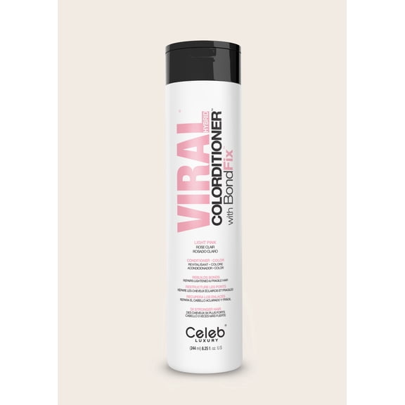 Viral Light Pink Hair Color Depositing Colorwash for Color-Treated Hair