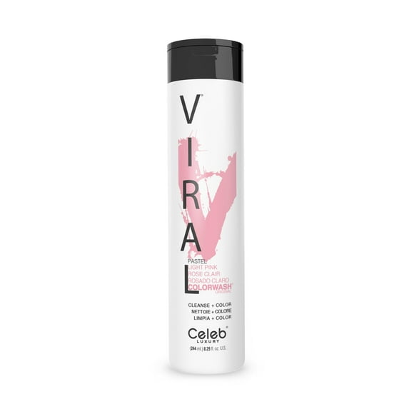 Celeb Luxury Viral Light Pink Color Wash Professional Hair Coloring Tool Kit