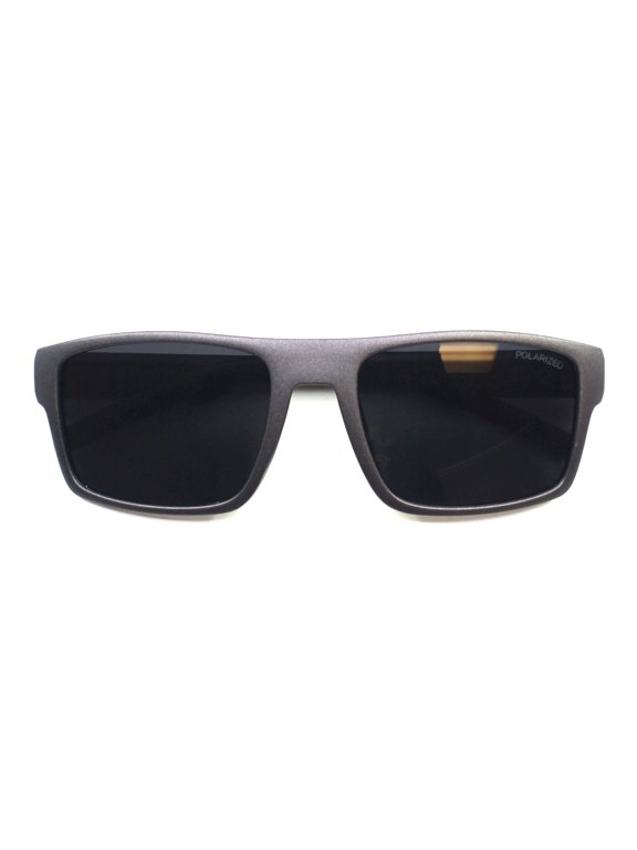 Motion Polarize Sunglasses Mens Lightweight Rectangle Frame UV400 Gunmetal