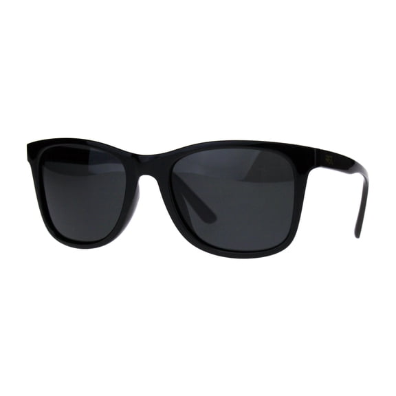 PASTL Sunglasses Polarized Lens Classics Square Designer Fashion Shades Black, Black