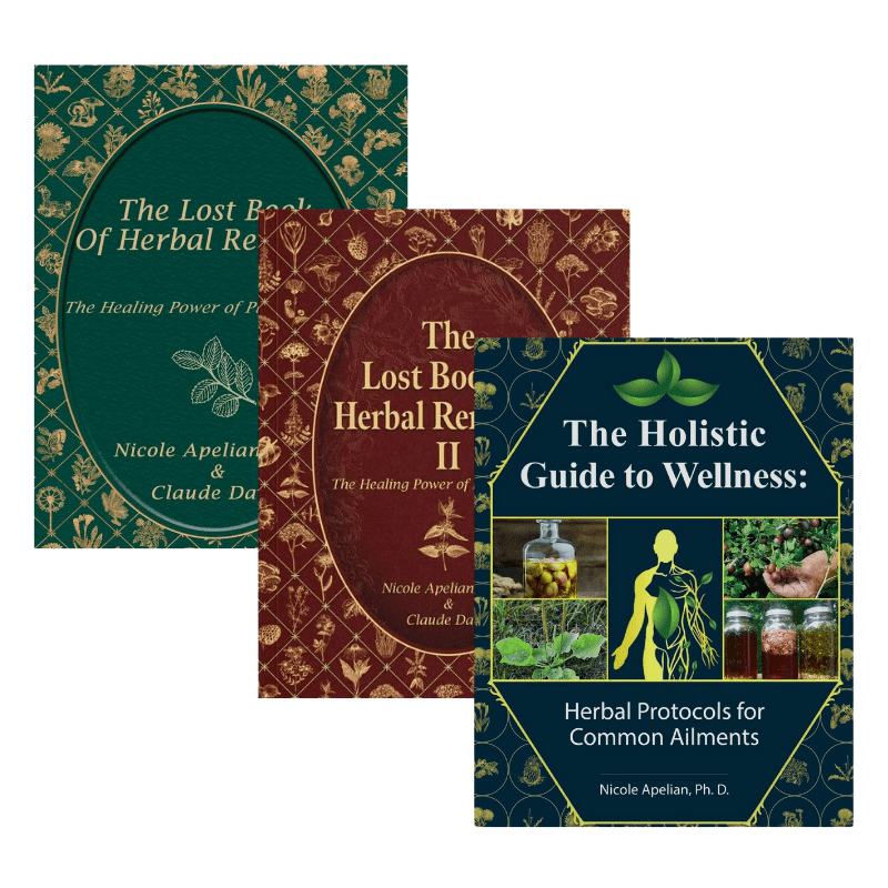 PASUTEC The Lost Book of Herbal Remedies I & II & The Holistic Guide to Wellness Set by Nicole
