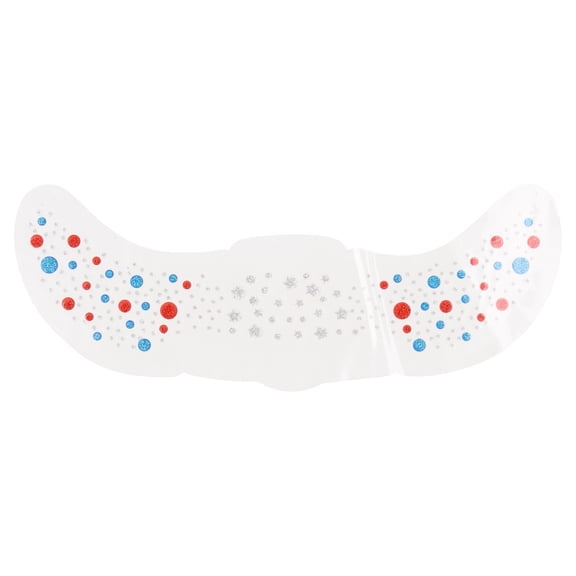 Glitter Freckles Temporary Tattoo Set, Red/Silver/Blue, 5 Count, Patriotic by Way To Celebrate