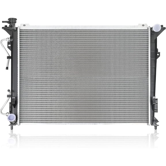 PATAJP4U Car Aluminum Radiator Automotive Replacement Engine Performance Radiators Transmission Radiator for 07-11 Sonata 07-10 Optima Magentis Strict QC&Fitment Tested