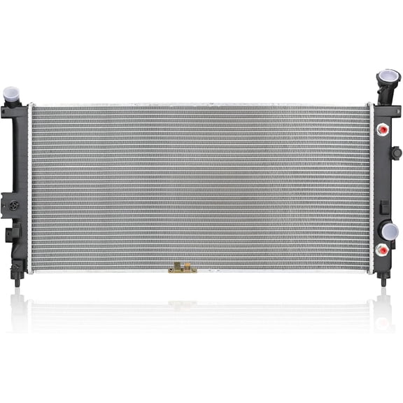 PATAJP4U Car Aluminum Radiator Automotive Replacement Engine Performance Radiators Transmission Radiator for 01-07 Pontiac Aztek Venture Oldsmobile Sil Strict QC&Fitment Tested